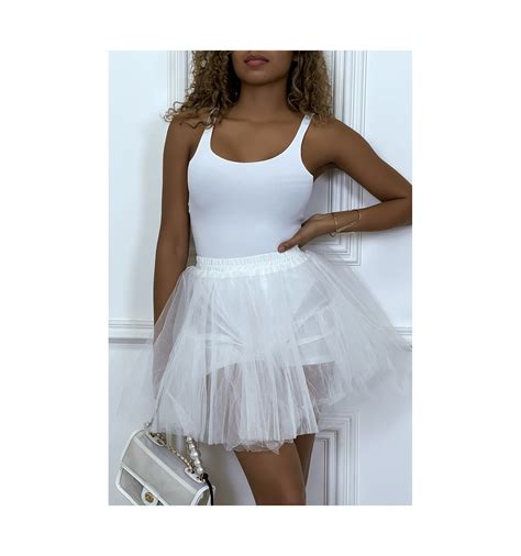 jupe dior blanche tulle|Jupes .